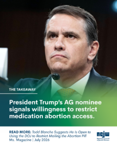 Tell your senators: Vote no on Todd Blanche for Attorney General!
