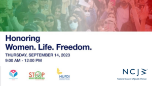 Honoring Women. Life. Freedom.