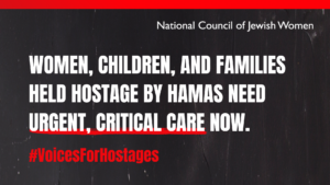 WOMEN, CHILDREN, AND FAMILIES HELD HOSTAGE BY HAMAS NEED URGENT, CRITICAL CARE NOW.