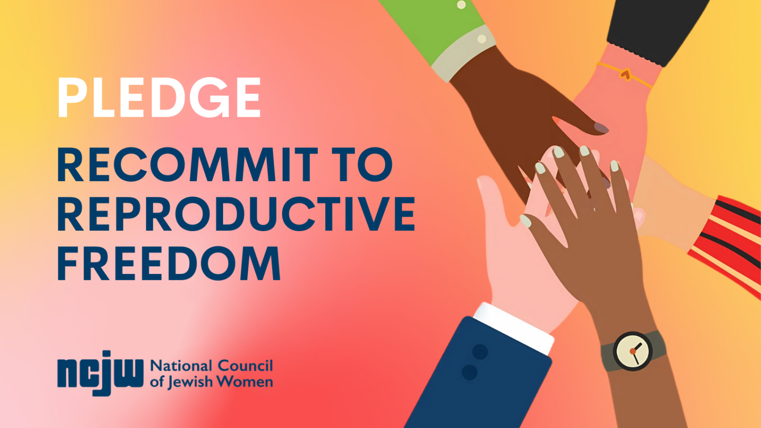 Reproductive Rights Palestine Sign National Council of Jewish Women | Recommit to Reproductive Freedom ...