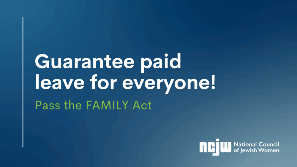Guarantee paid leave for everyone! Pass the FAMILY Act