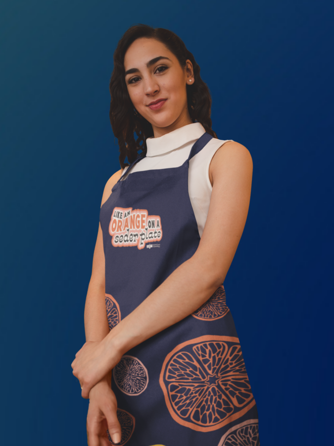 Like an orange on a seder plate - NCJW Passover apron
