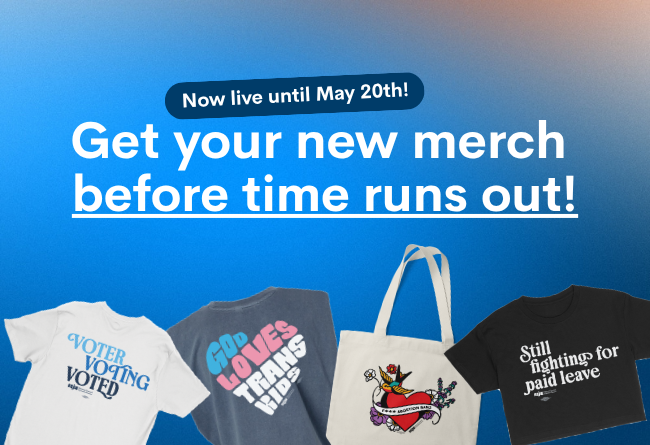Shop NCJW's spring merch pop up before May 20th!