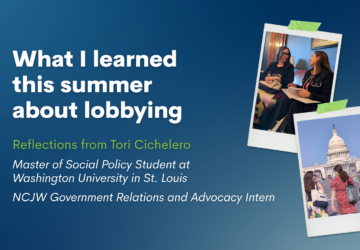 What I learned this summer about lobbying
