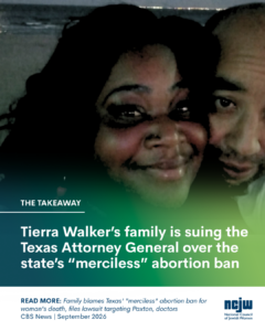 Tierra Walker's family is suing Ken Paxton over Texas's "merciless" abortion ban